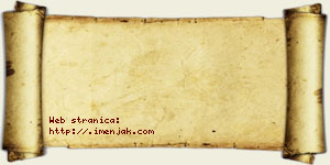 Tijana Pejaković vizit kartica